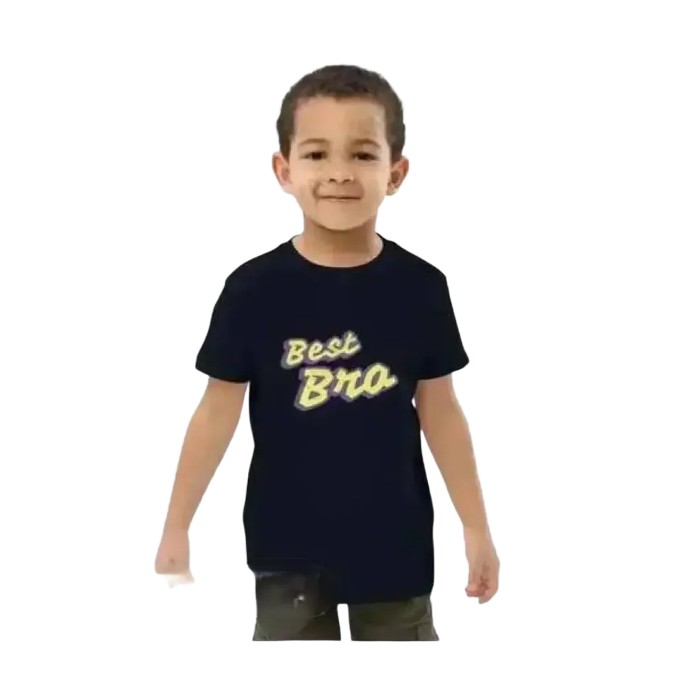 Buntes Kinder Rundhalsshirt mit kurzen Ärmeln und Grafik von Jungen im Alter 3-14 Jahre, BUYATHOME24.