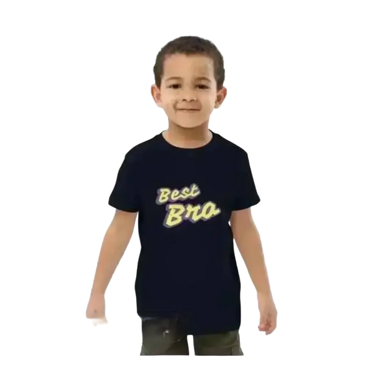 Buntes Kinder Rundhalsshirt mit kurzen Ärmeln und Grafik von Jungen im Alter 3-14 Jahre, BUYATHOME24.
