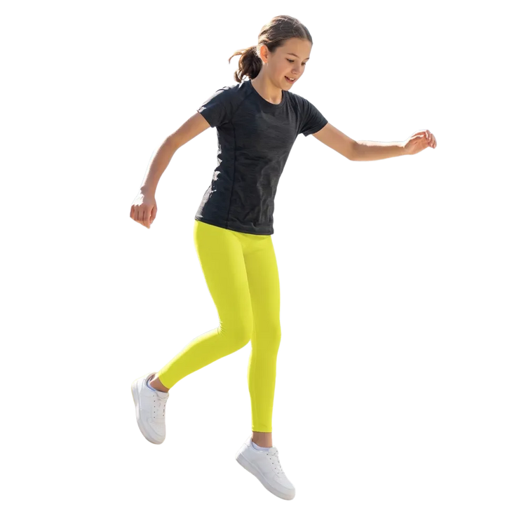 Generiertes Lifestyle-Bild für Kinder Sport-Leggings mit UV-Schutz, Größen 134-170 cm