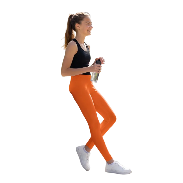 Kinder Sport-Leggings mit UV-Schutz, personalisierbar, in 134-170 cm, bequem und elastisch, ideal für aktive Kinder.