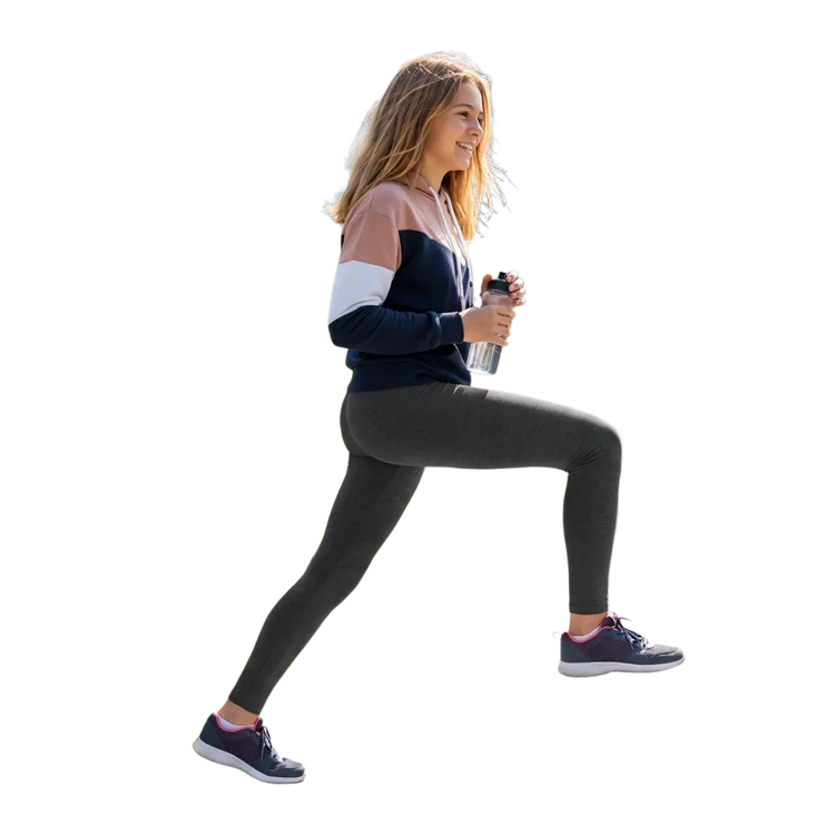 Generiertes Lifestyle-Bild für Kinder Sport-Leggings mit UV-Schutz, Stretch, 134-170 cm