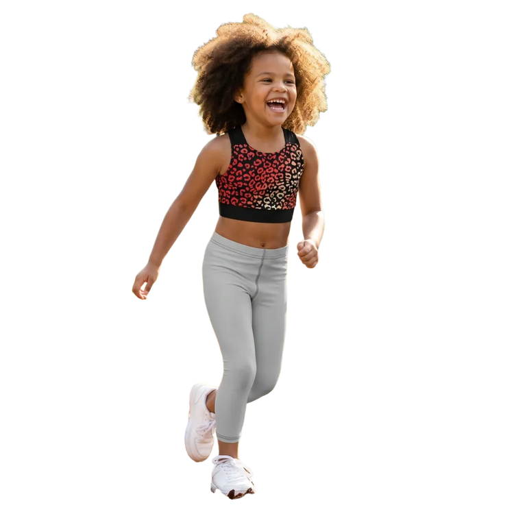 Kinder Sportleggings von BUYATHOME24 mit UV-Schutz, 4-Wege-Stretch, in Größe 92-128 cm, flexible und atmungsaktive Sporthose