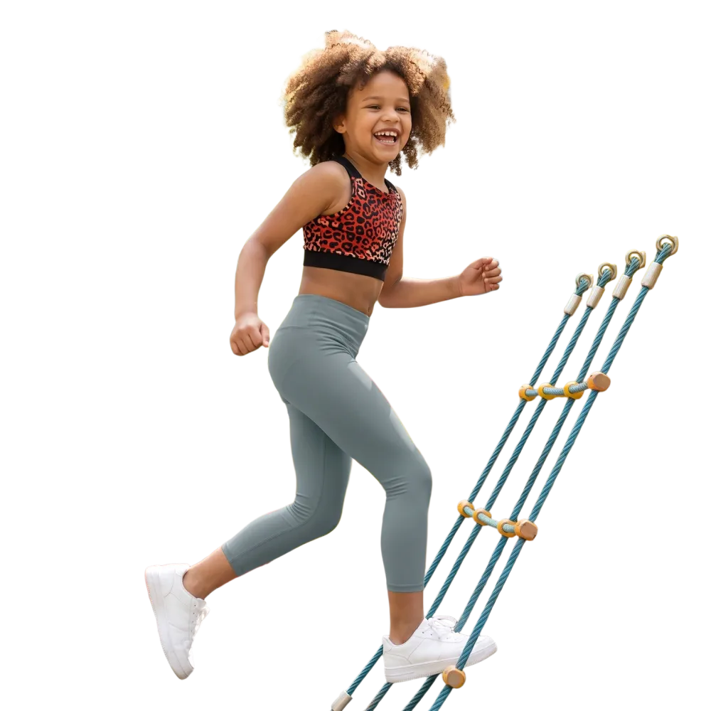 Kinder Sportleggings mit UV-Schutz, Vier-Wege-Stretch, 92-128 cm, in bunten Farben, von BUYATHOME24