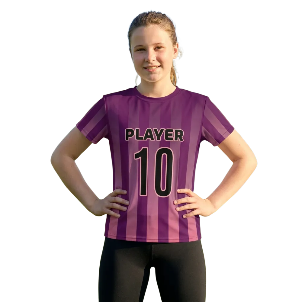 Unisex Kinder-Sportshirt, atmungsaktives Fußball-Trikot in 134-170 cm, bequem und ideal für aktive Kinder, in sportlichem Design