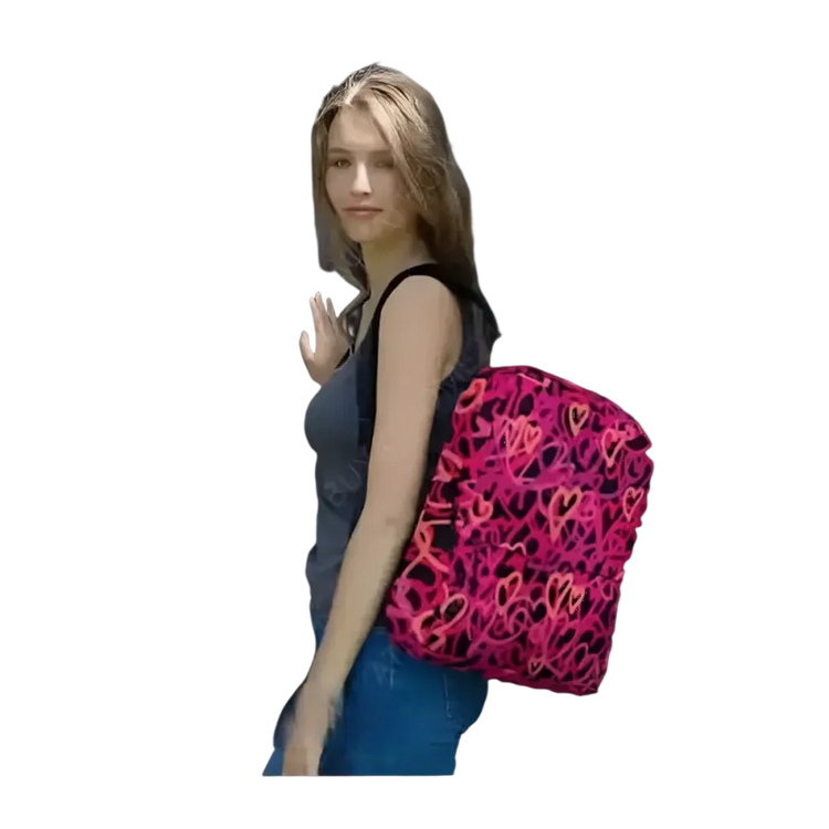 Wasserabweisender Laptop Rucksack für 15 Zoll von BUYATHOME24, geeignet für Herren und Damen, mit geräumigem Hauptfach.