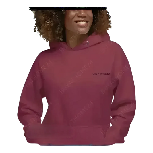 Herren- und Damen-Kapuzenpullover aus Baumwolle in S-3XL, BUYATHOME24 Hoodie, bequeme Kapuzenjacke mit Logo-Design