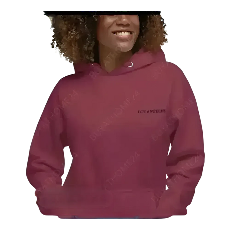 Herren- und Damen-Kapuzenpullover aus Baumwolle in S-3XL, BUYATHOME24 Hoodie, bequeme Kapuzenjacke mit Logo-Design