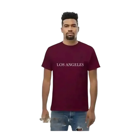 Rundes Herren T-Shirt aus Baumwolle in Kastanienbraun mit Grafik, Unisex-Design, verfügbar in S bis 5XL von BUYATHOME24.