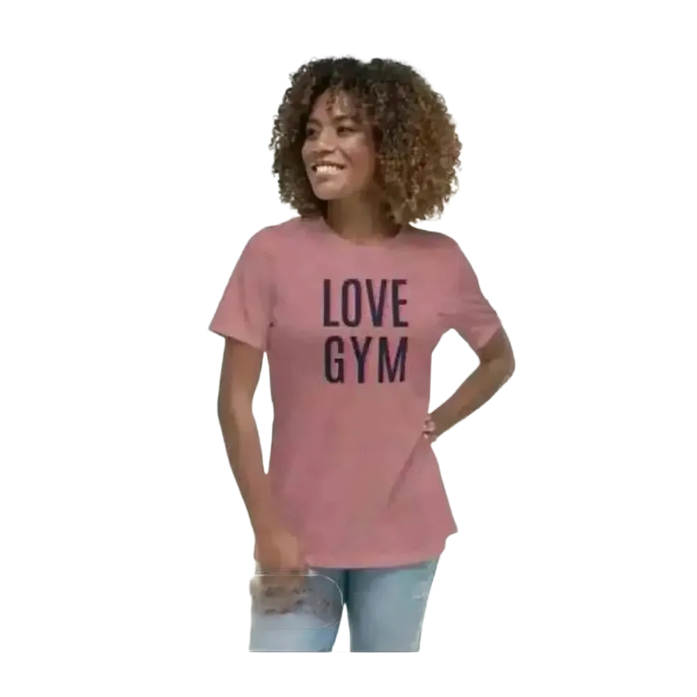 Damen Baumwoll-T-Shirt mit Love-Grafik, Rundhalsausschnitt, bequem, in S-3XL, elegantes Design, von BUYATHOME24