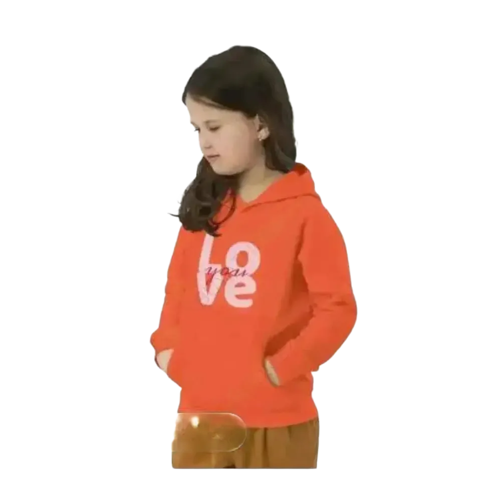 Unisex Kinder Hoodie aus Baumwolle mit Grafik für Mädchen, personalisierbar, für Kinder von 4 bis 12 Jahre, bequemer Kapuzenpullover
