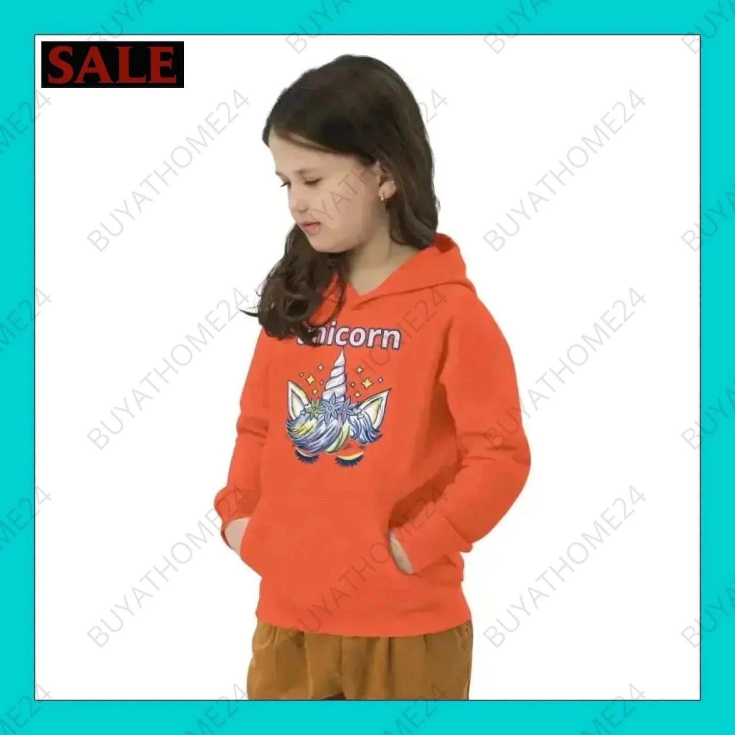 Mädchen Hoodie 4 Jahre - 12 Jahre - BUYATHOME24 - Hoodiedruck - GERMANY - Kinder Hoodie, KINDERMODE & BABYS, YOUR STYLE