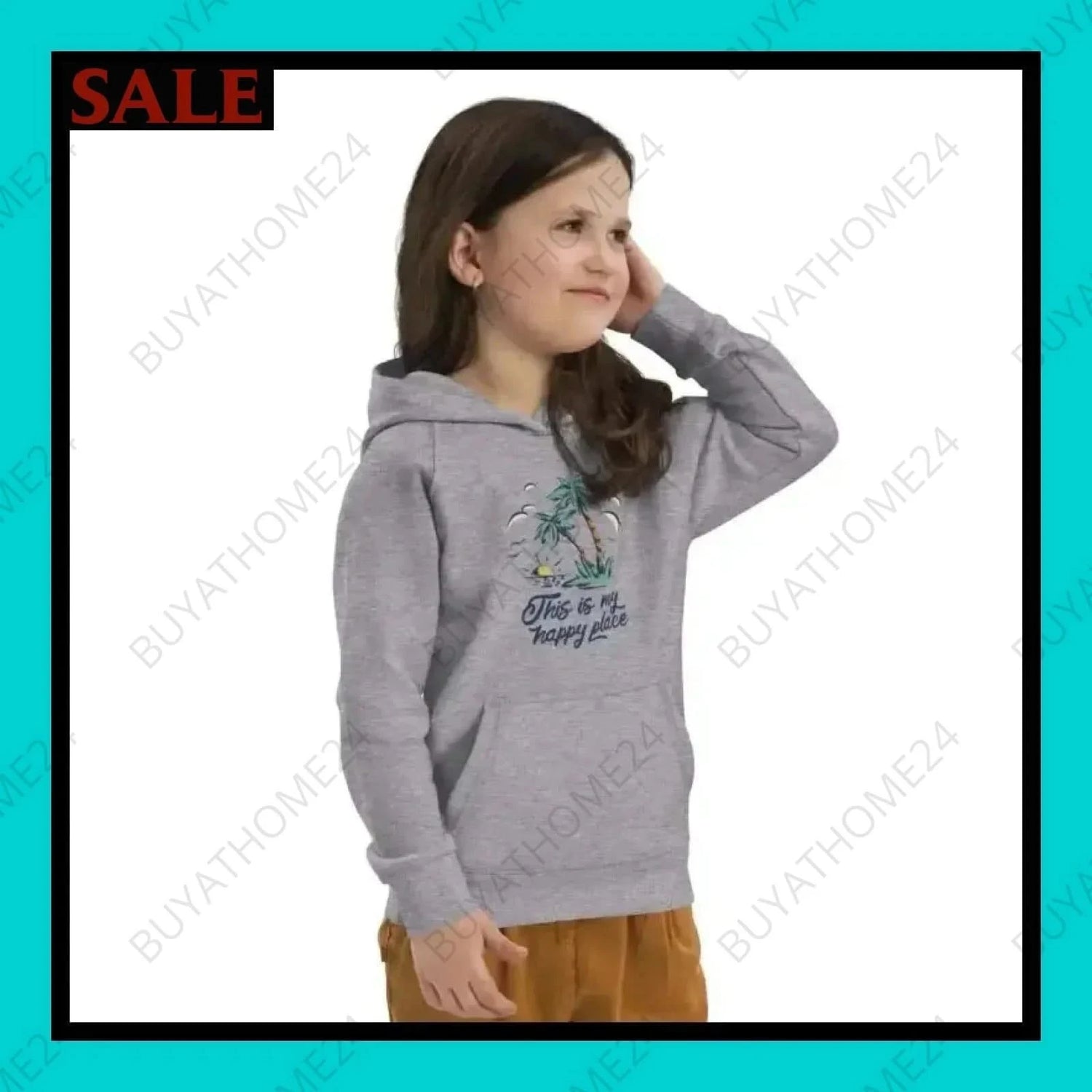 Mädchen Hoodie 4 Jahre - 12 Jahre - BUYATHOME24 - Hoodiedruck - GERMANY - Kinder Hoodie, KINDERMODE & BABYS