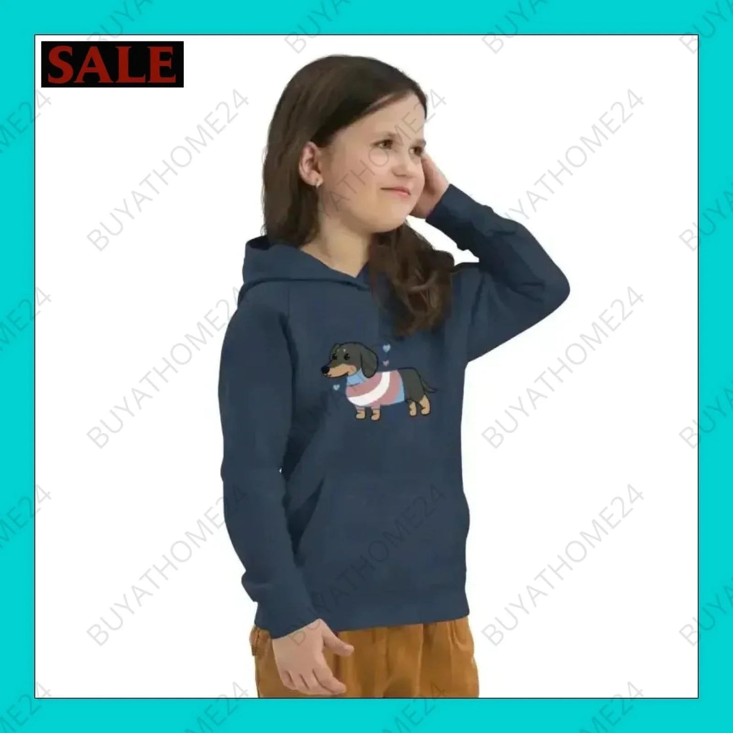 Mädchen Hoodie 4 Jahre - 12 Jahre - BUYATHOME24 - Hoodiedruck - GERMANY - Kinder Hoodie, KINDERMODE & BABYS