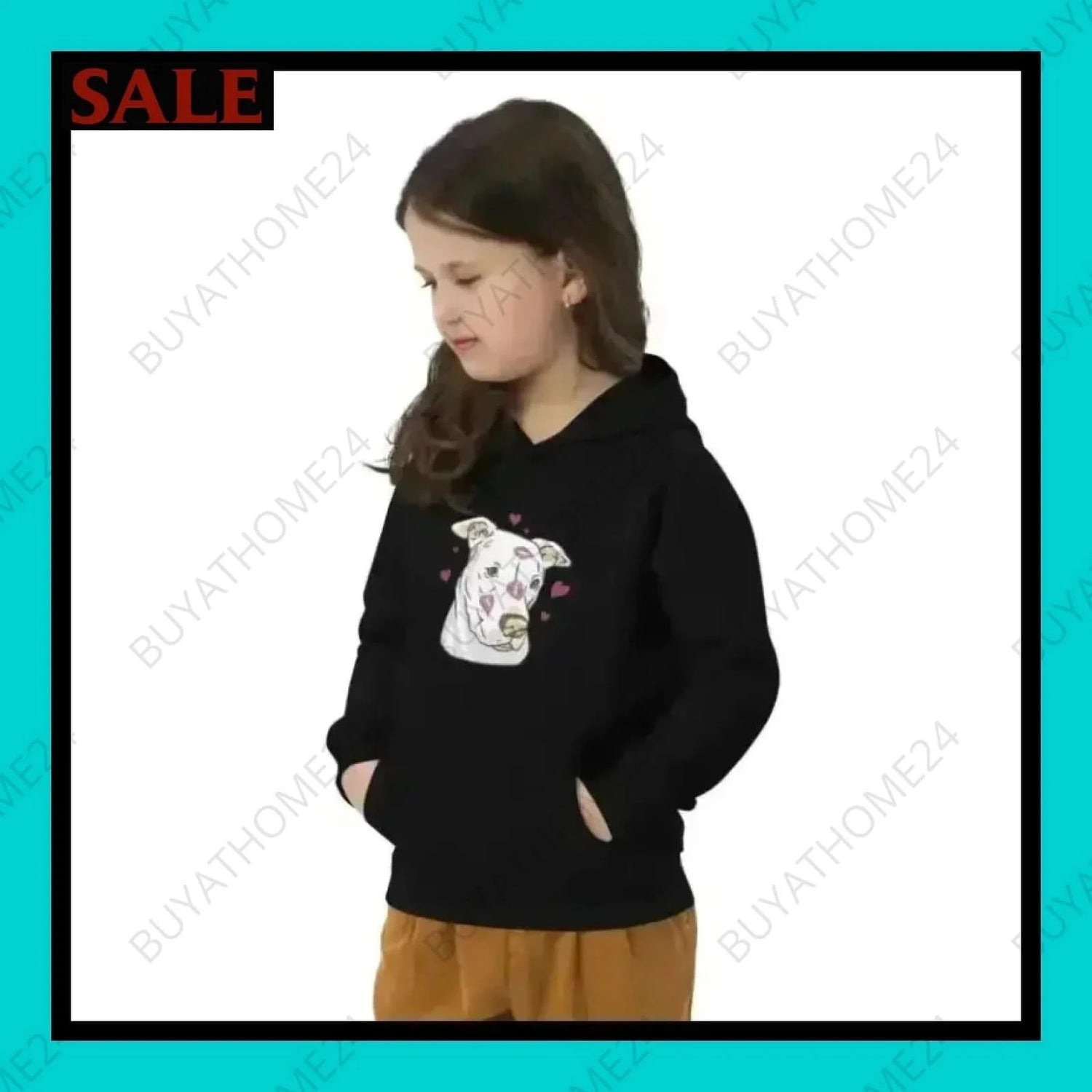 Mädchen Hoodie 4 Jahre - 12 Jahre - BUYATHOME24 - Hoodiedruck - GERMANY - Kinder Hoodie, KINDERMODE & BABYS