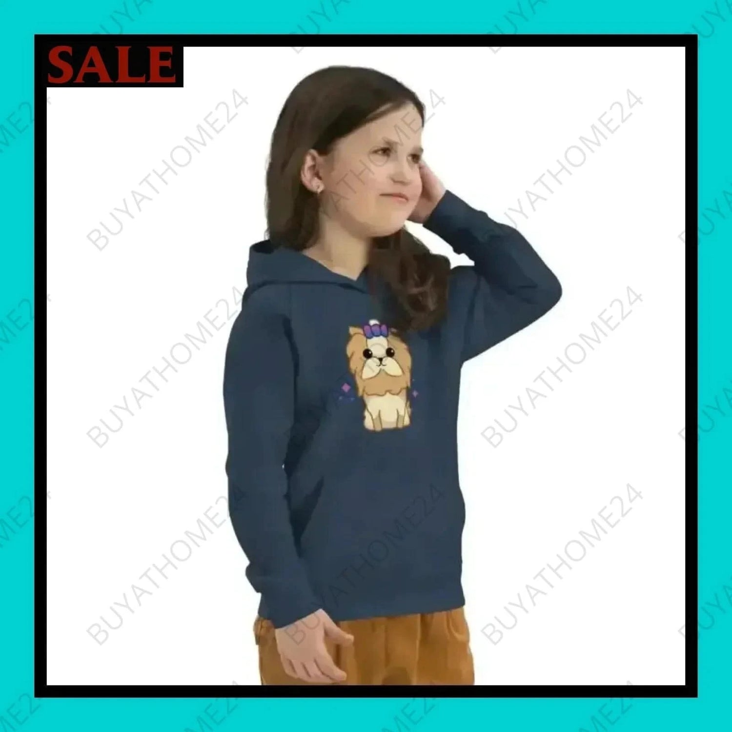 Mädchen Hoodie 4 Jahre - 12 Jahre - BUYATHOME24 - Hoodiedruck - GERMANY - Kinder Hoodie, KINDERMODE & BABYS