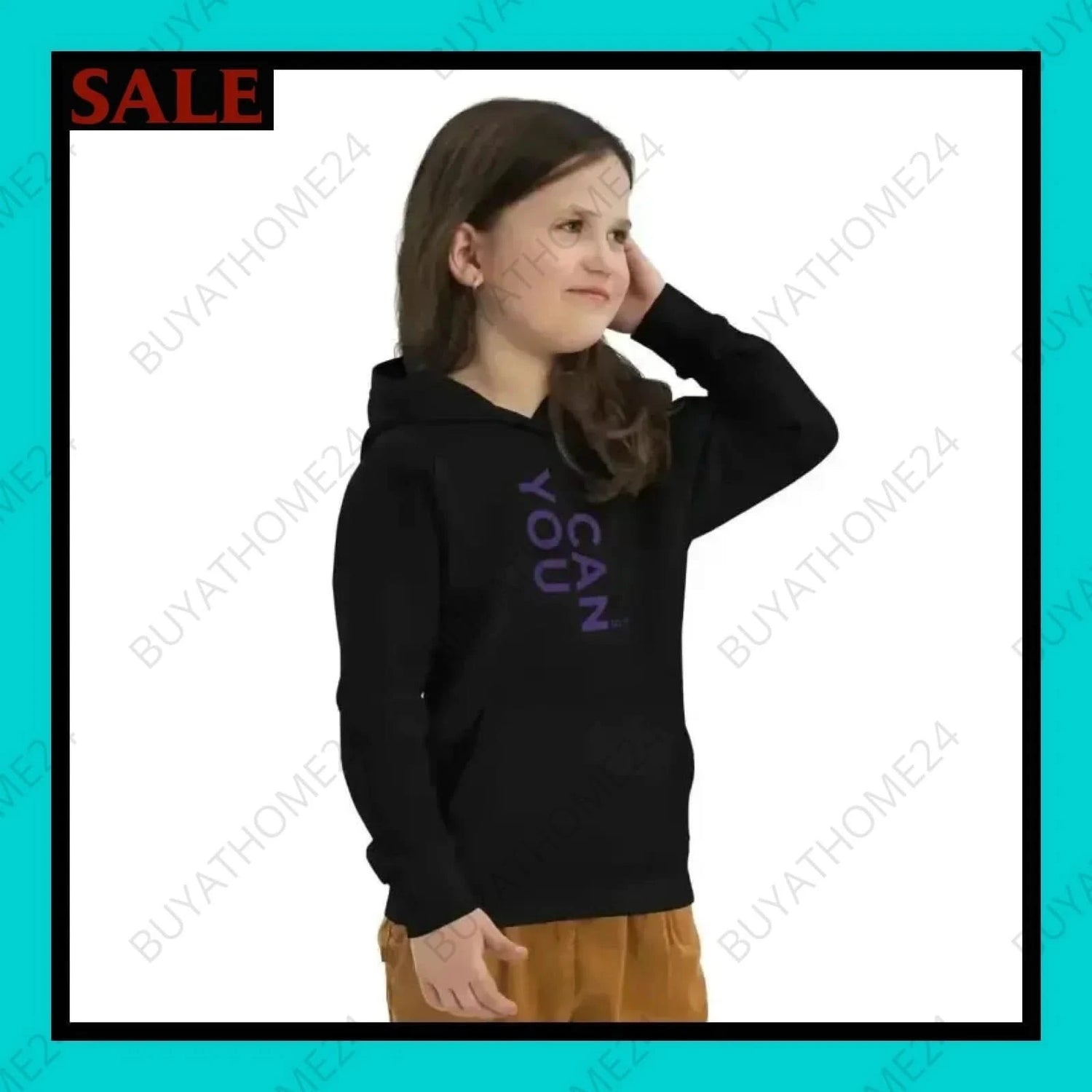 Mädchen Hoodie 4 Jahre - 12 Jahre - BUYATHOME24 - Hoodiedruck - GERMANY - Kinder Hoodie, KINDERMODE & BABYS