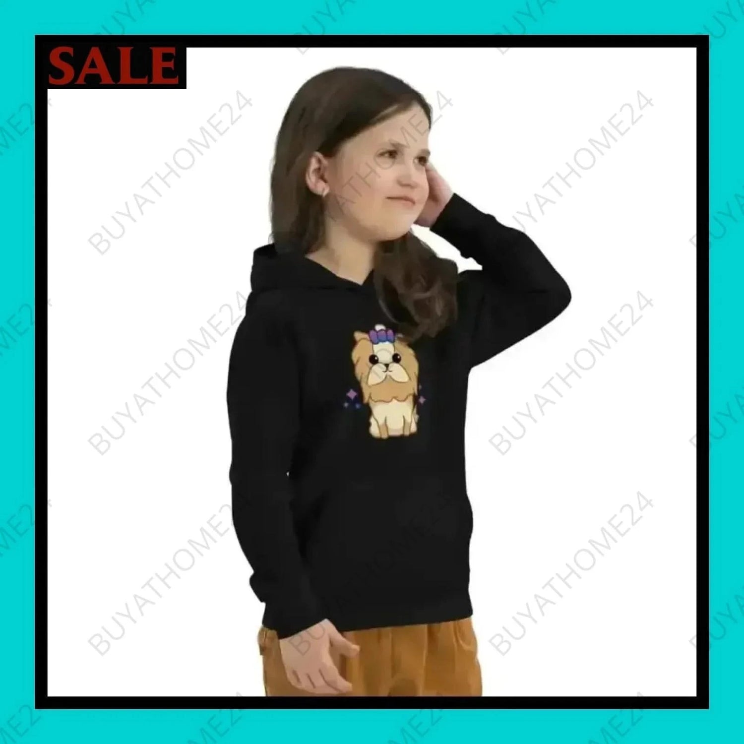 Mädchen Hoodie 4 Jahre - 12 Jahre - BUYATHOME24 - Hoodiedruck - GERMANY - Kinder Hoodie, KINDERMODE & BABYS