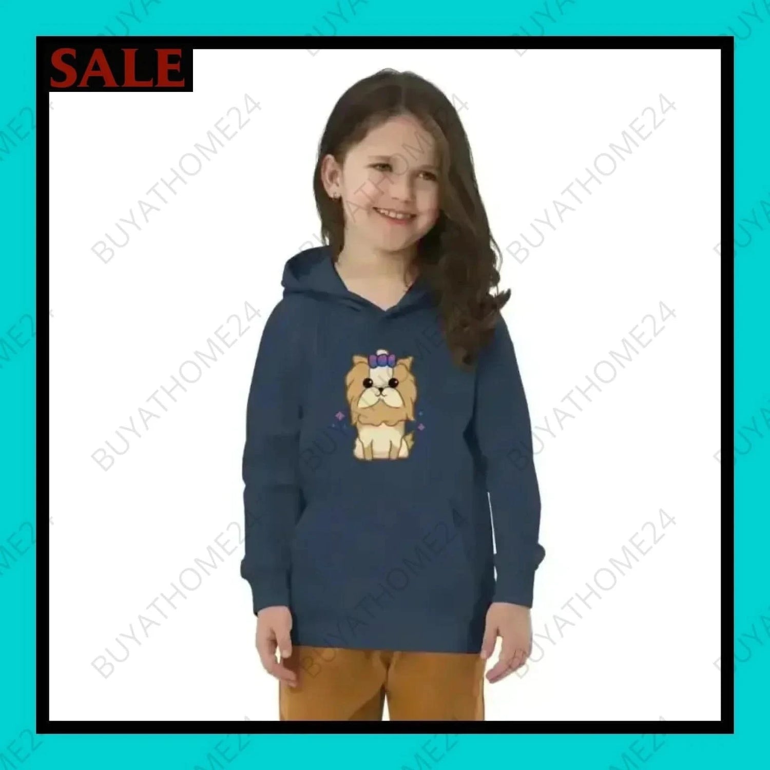 Mädchen Hoodie 4 Jahre - 12 Jahre - BUYATHOME24 - Hoodiedruck - GERMANY - Kinder Hoodie, KINDERMODE & BABYS