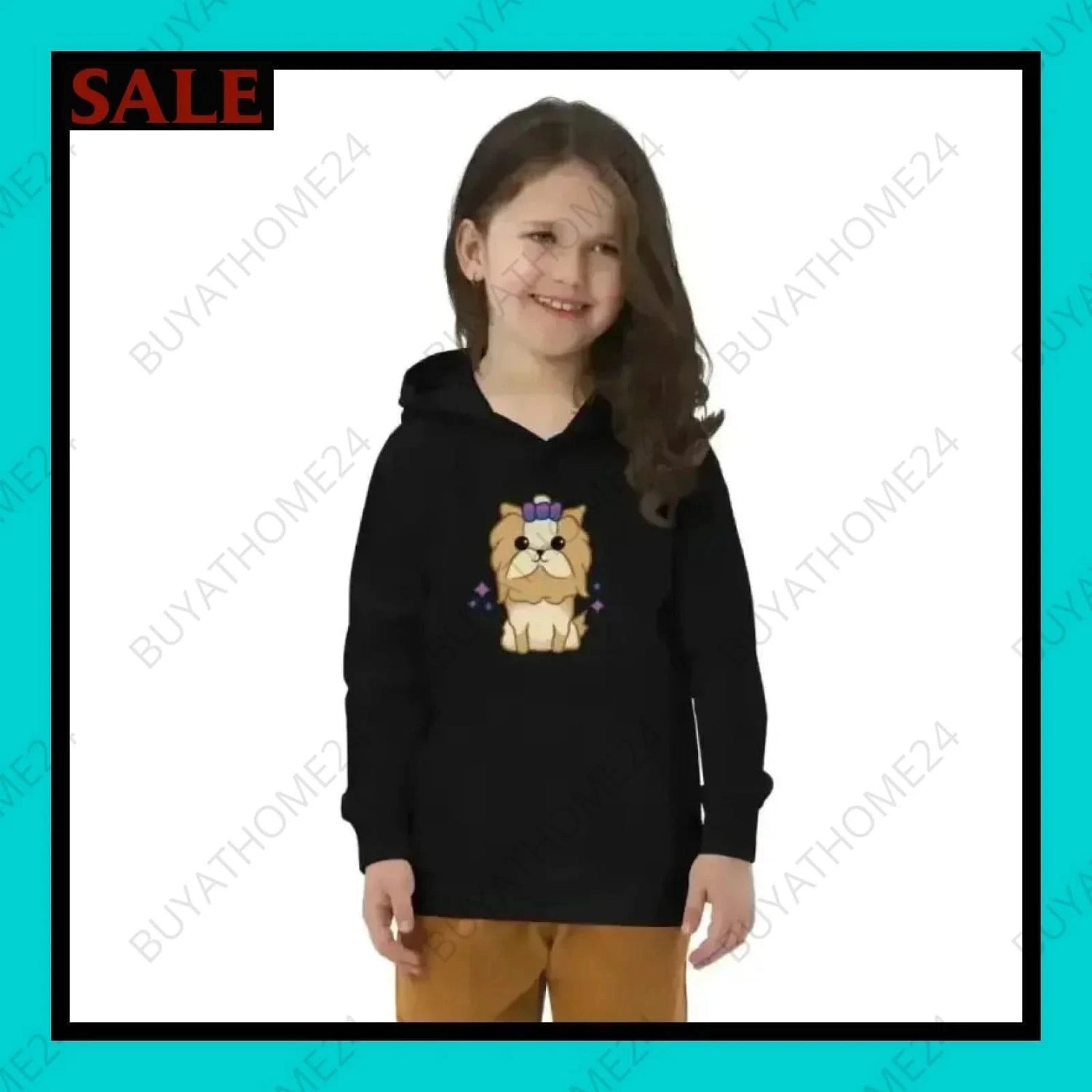 Mädchen Hoodie 4 Jahre - 12 Jahre - BUYATHOME24 - Hoodiedruck - GERMANY - Kinder Hoodie, KINDERMODE & BABYS