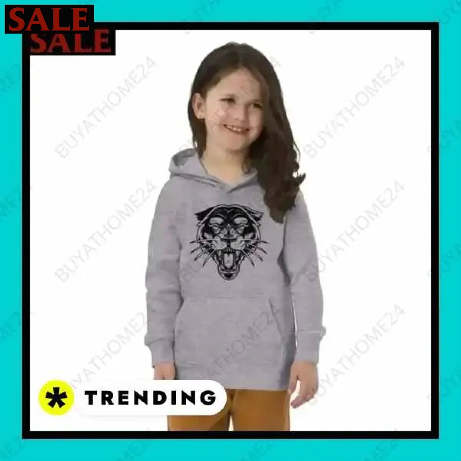 • Kapuzenpullover I Kinder Hoodie 4 Jahre - 12 Jahre  Textildruck BUYATHOME24, T-Shirts BUYATHOME24, Hoodies BUYATHOME24,  Hosen BUYATHOME24, Jacken BUYATHOME24, Schuhe BUYATHOME24
