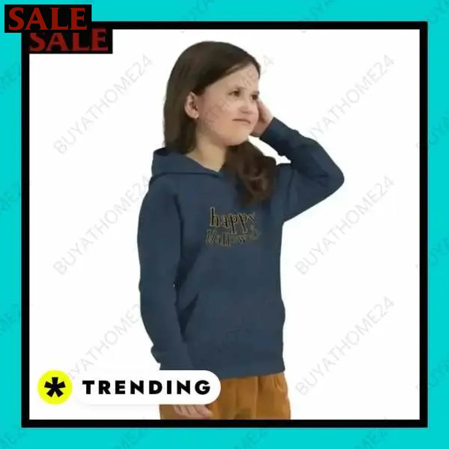 • Kapuzenpullover I Kinder Hoodie 4 Jahre - 12 Jahre  Textildruck BUYATHOME24, T-Shirts BUYATHOME24, Hoodies BUYATHOME24,  Hosen BUYATHOME24, Jacken BUYATHOME24, Schuhe BUYATHOME24