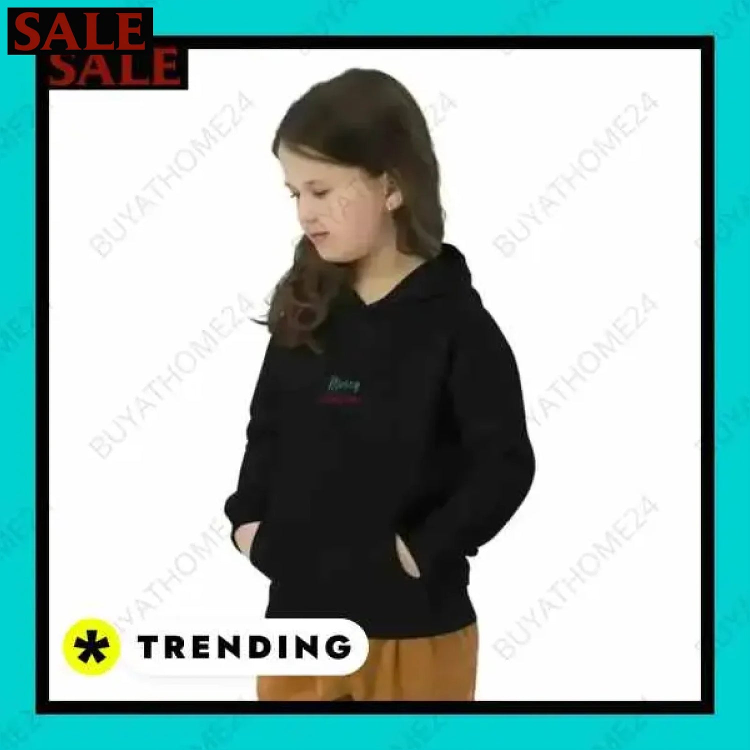 • Kapuzenpullover I Kinder Hoodie 4 Jahre - 12 Jahre  Textildruck BUYATHOME24, T-Shirts BUYATHOME24, Hoodies BUYATHOME24,  Hosen BUYATHOME24, Jacken BUYATHOME24, Schuhe BUYATHOME24