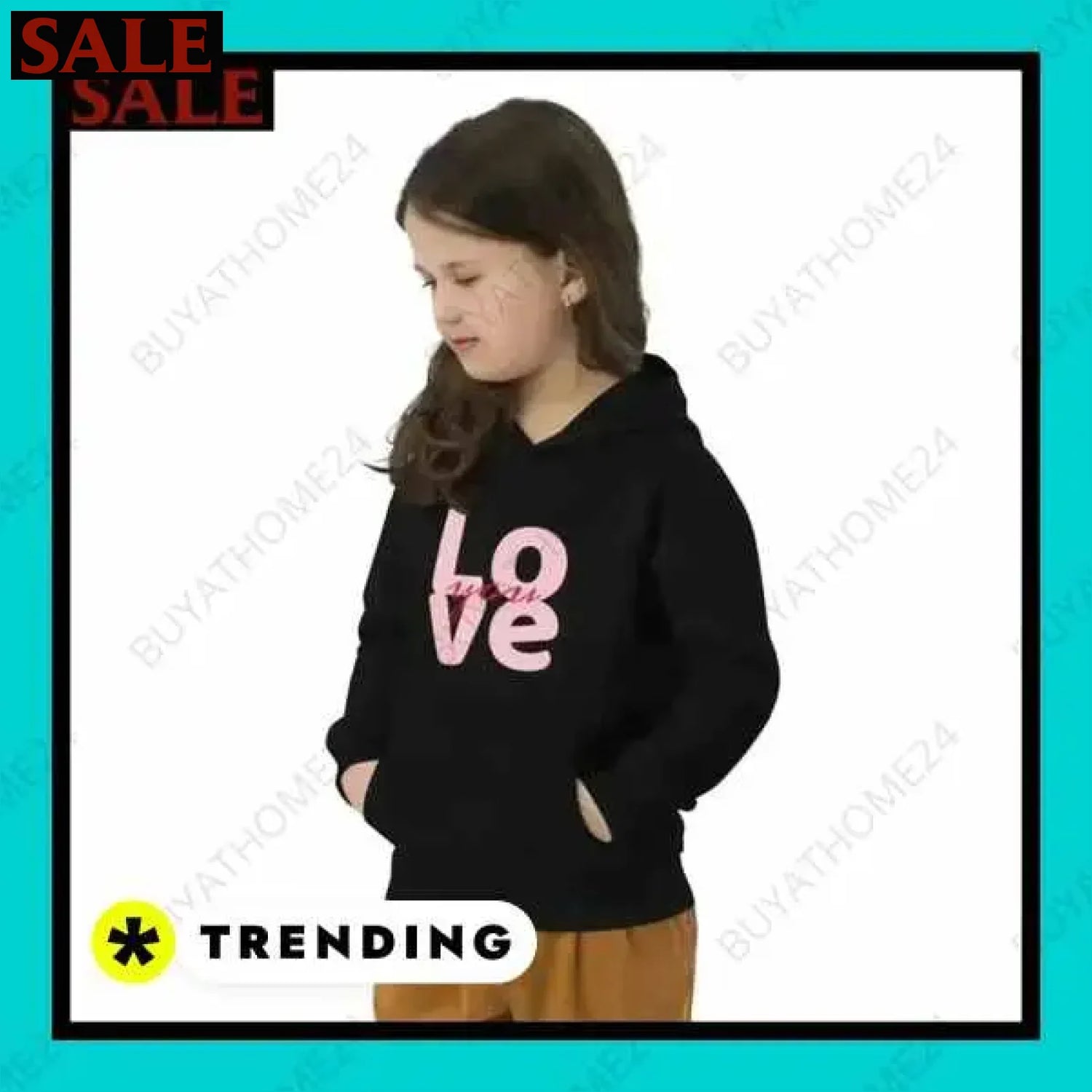 • Kapuzenpullover I Kinder Hoodie 4 Jahre - 12 Jahre  Textildruck BUYATHOME24, T-Shirts BUYATHOME24, Hoodies BUYATHOME24,  Hosen BUYATHOME24, Jacken BUYATHOME24, Schuhe BUYATHOME24