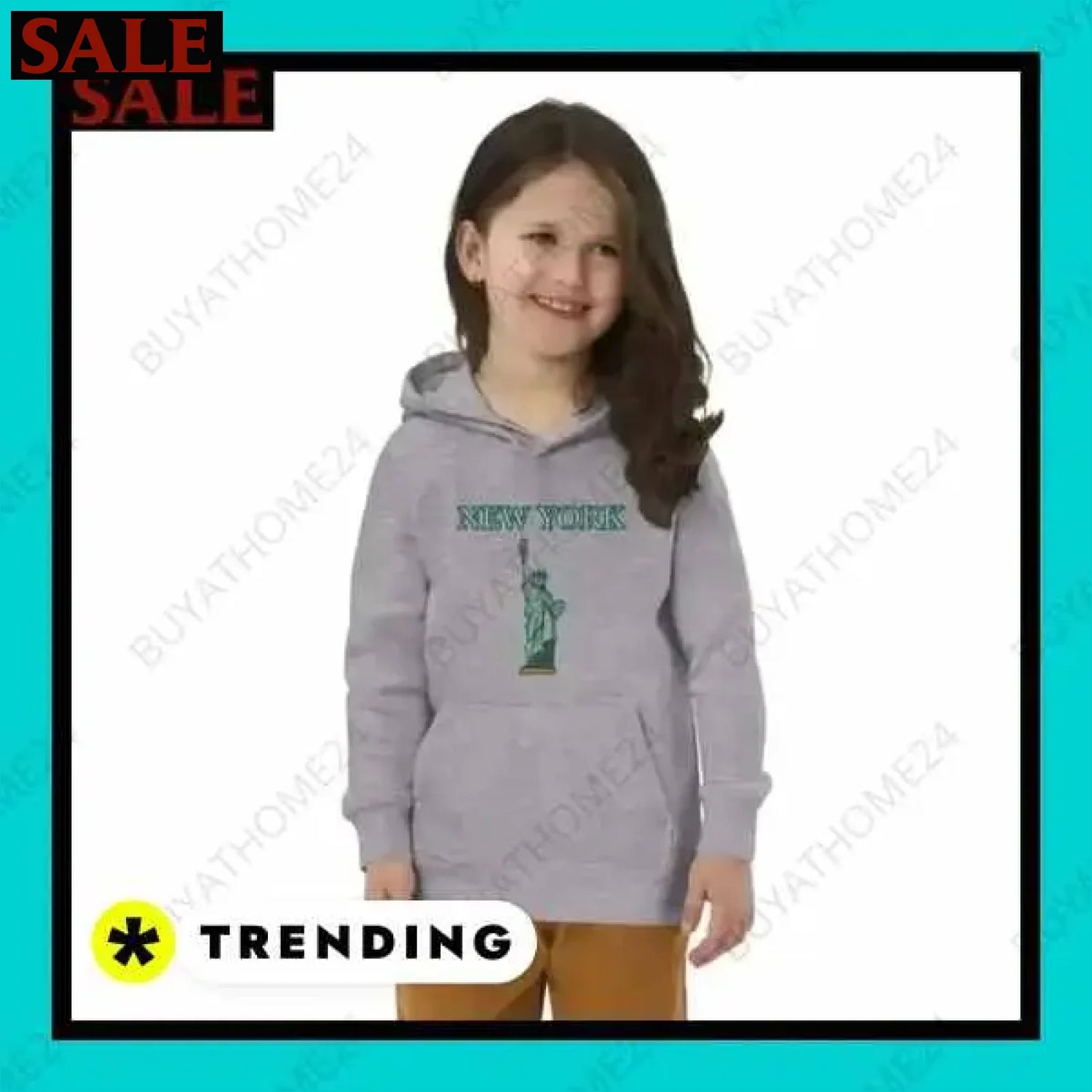 • Kapuzenpullover I Kinder Hoodie 4 Jahre - 12 Jahre  Textildruck BUYATHOME24, T-Shirts BUYATHOME24, Hoodies BUYATHOME24,  Hosen BUYATHOME24, Jacken BUYATHOME24, Schuhe BUYATHOME24