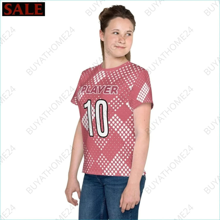 Mädchen Sport T-Shirt 134 cm - 170 cm - BUYATHOME24 - Textildruck - GERMANY - Kinder Sport T-Shirt, KINDERMODE & BABYS