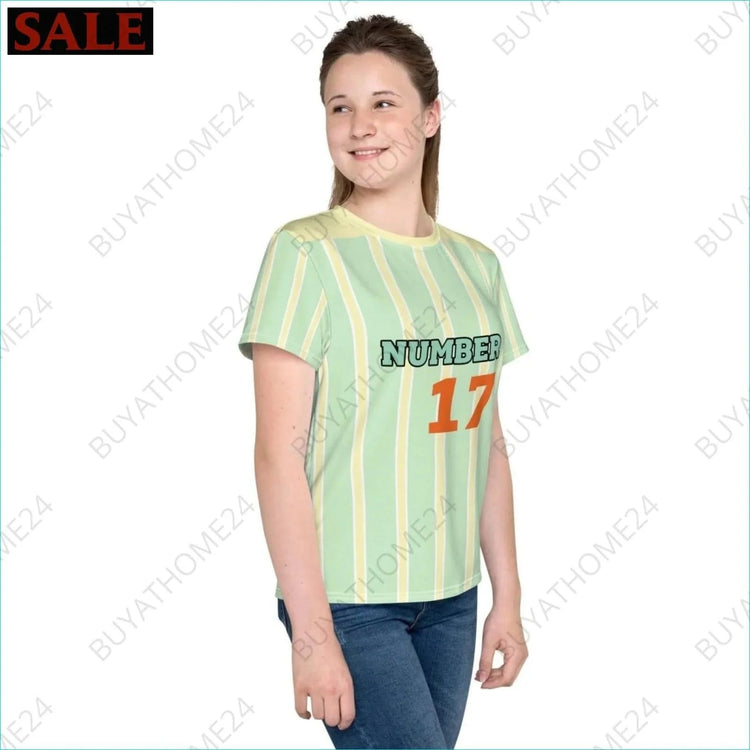 Mädchen Sport T-Shirt 134 cm - 170 cm - BUYATHOME24 - Textildruck - GERMANY - Kinder Sport T-Shirt, KINDERMODE & BABYS