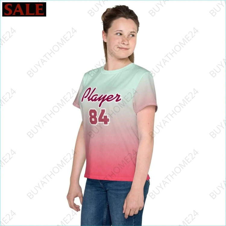 Mädchen Sport T-Shirt 134 cm - 170 cm - BUYATHOME24 - Textildruck - GERMANY - Kinder Sport T-Shirt, KINDERMODE & BABYS