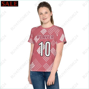 Mädchen Sport T-Shirt 134 cm - 170 cm - BUYATHOME24 - Textildruck - GERMANY - Kinder Sport T-Shirt, KINDERMODE & BABYS