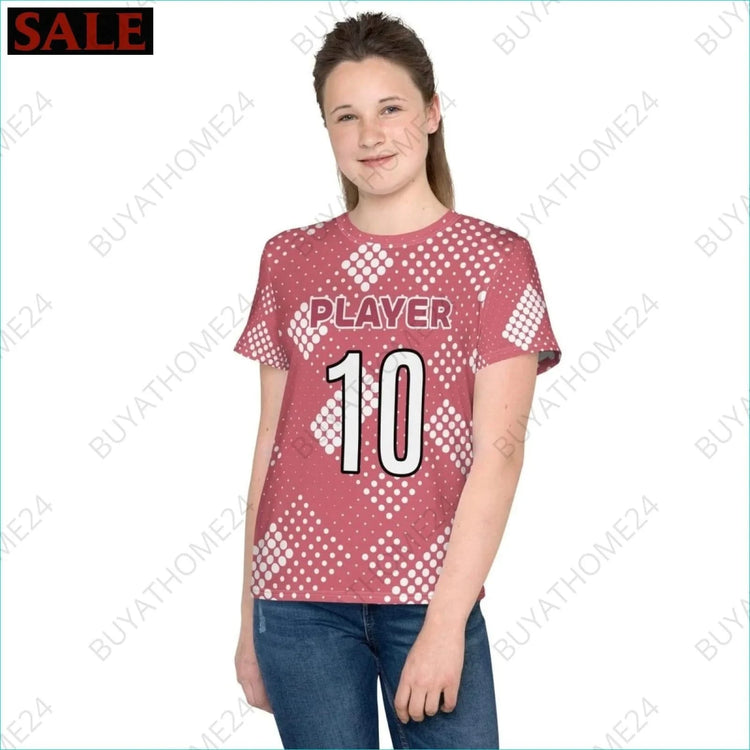 Mädchen Sport T-Shirt 134 cm - 170 cm - BUYATHOME24 - Textildruck - GERMANY - Kinder Sport T-Shirt, KINDERMODE & BABYS