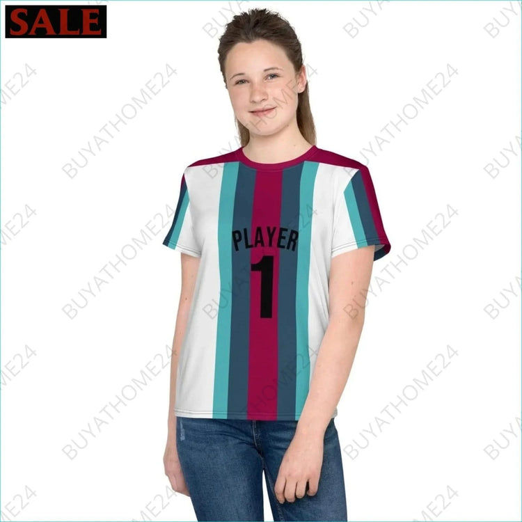 Mädchen Sport T-Shirt 134 cm - 170 cm - BUYATHOME24 - Textildruck - GERMANY - Kinder Sport T-Shirt, KINDERMODE & BABYS