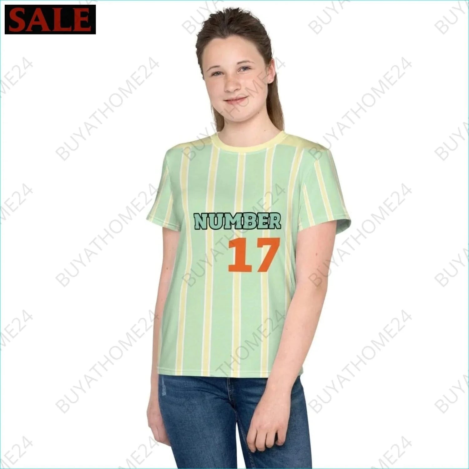 Mädchen Sport T-Shirt 134 cm - 170 cm - BUYATHOME24 - Textildruck - GERMANY - Kinder Sport T-Shirt, KINDERMODE & BABYS