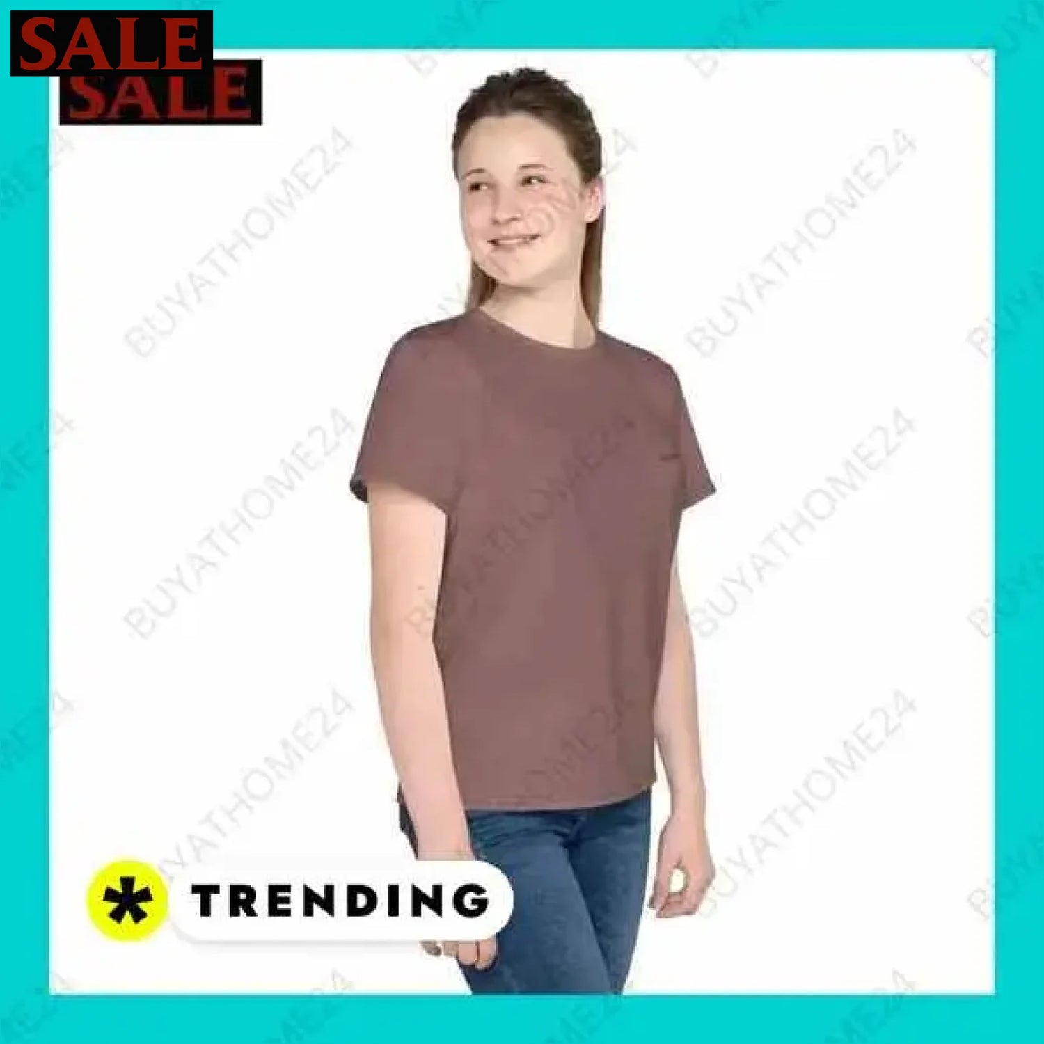 Mädchen Sport T-Shirt für Fitness und Sport in verschiedenen Größen  Textildruck BUYATHOME24, T-Shirts BUYATHOME24, Hoodies BUYATHOME24,  Hosen BUYATHOME24, Jacken BUYATHOME24, Schuhe BUYATHOME24
