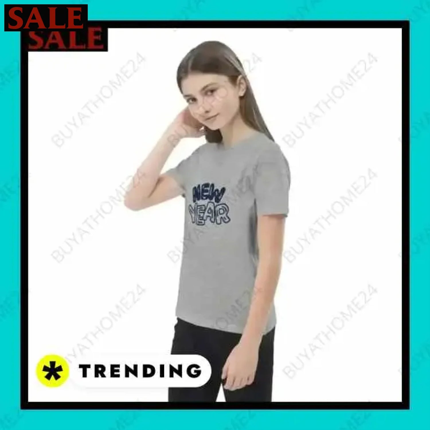 • Rundhalsshirts I Kurzarm Kinder T-Shirt 3-14 Jahre  Textildruck BUYATHOME24, T-Shirts BUYATHOME24, Hoodies BUYATHOME24,  Hosen BUYATHOME24, Jacken BUYATHOME24, Schuhe BUYATHOME24