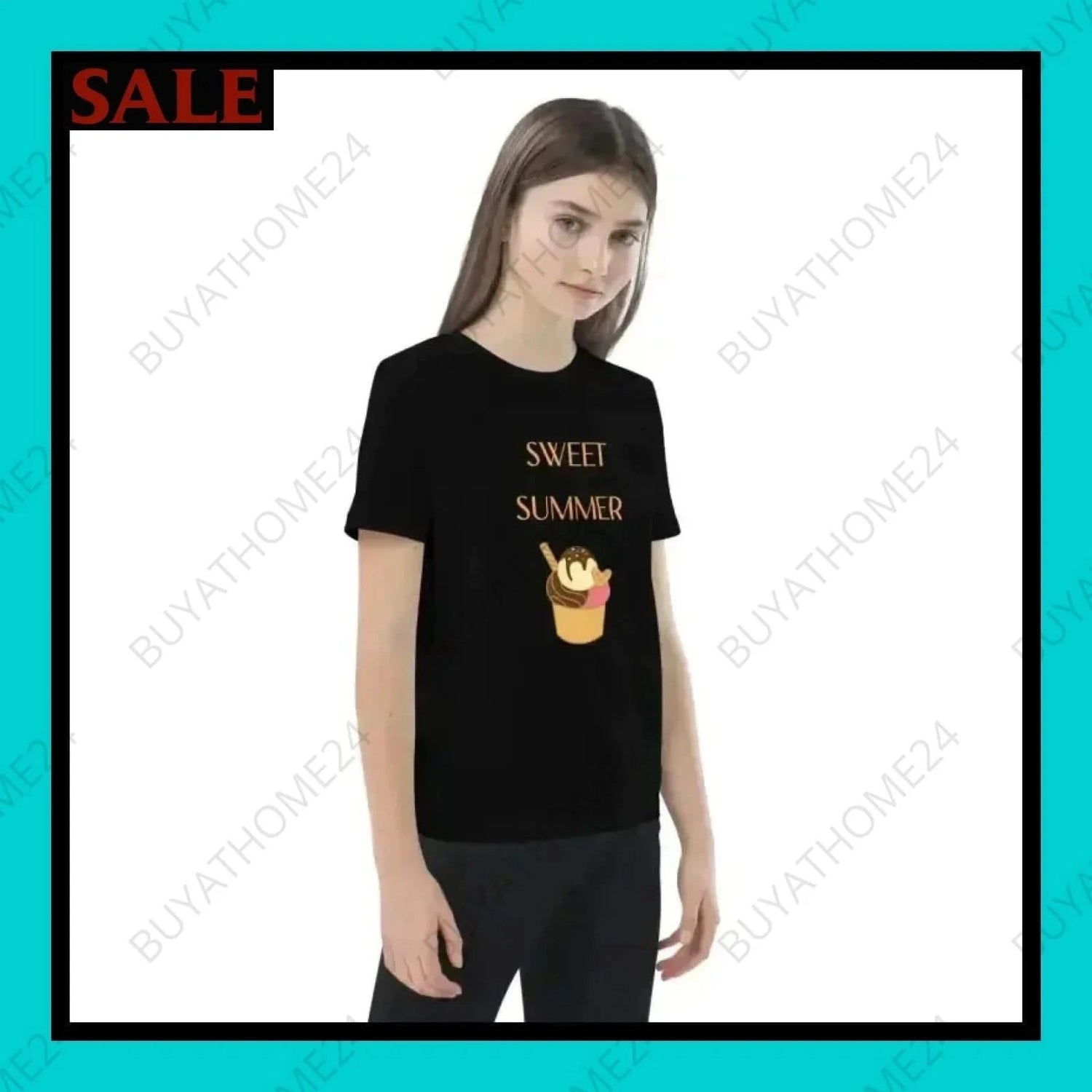 Mädchen T-Shirt 3-14 Jahre - BUYATHOME24 - T-Shirtdruck - GERMANY - Kinder T-Shirt, KINDERMODE & BABYS