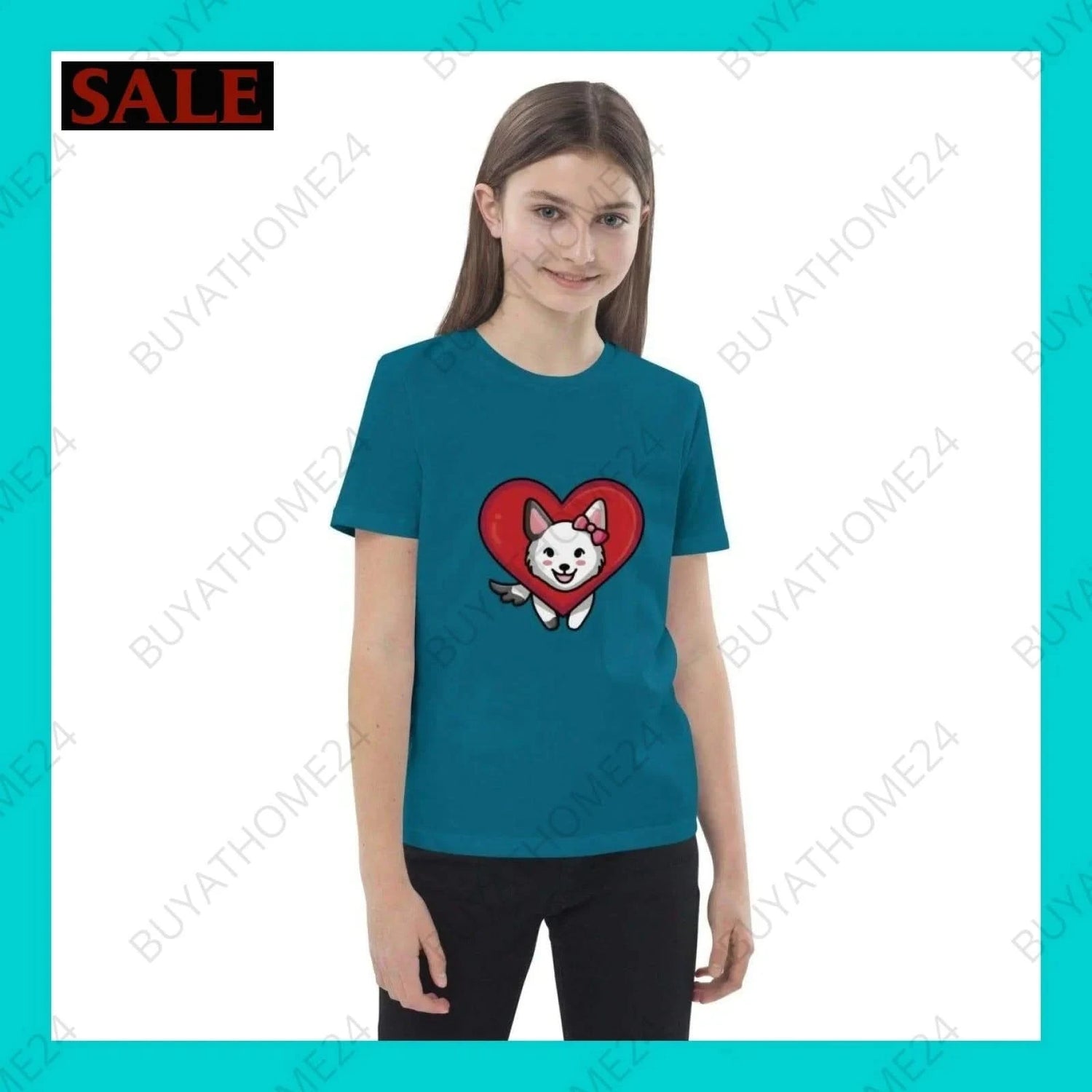 Mädchen T-Shirt 3-14 Jahre - BUYATHOME24 - T-Shirtdruck - GERMANY - Kinder T-Shirt, KINDERMODE & BABYS