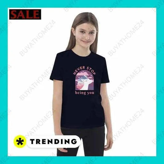 Rundhalsshirts Kurzarm Grafik Unisex T-Shirt 3-14 Jahre – Stylisch & Bequem von BUYATHOME24® BUYATHOME24®