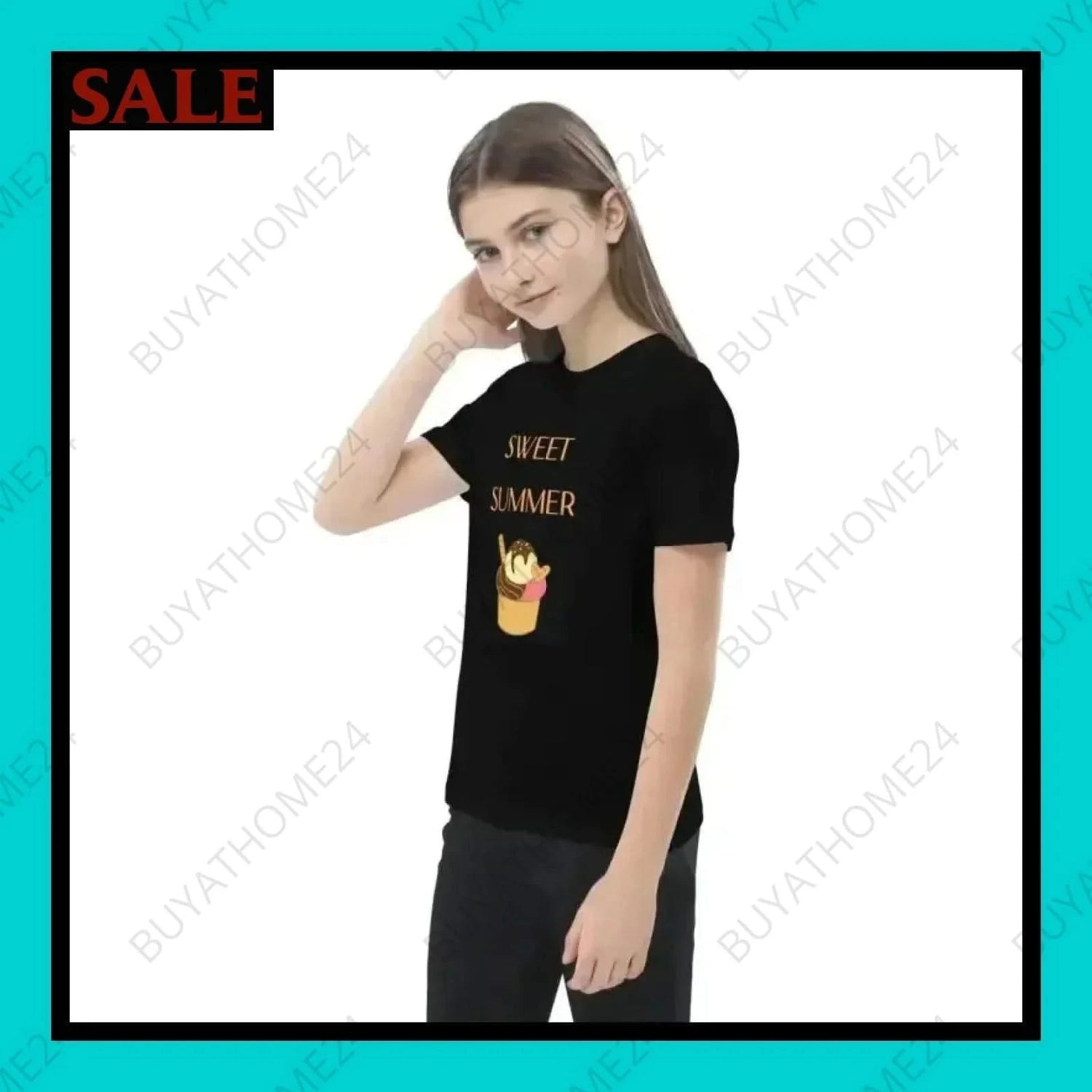 Mädchen T-Shirt 3-14 Jahre - BUYATHOME24 - T-Shirtdruck - GERMANY - Kinder T-Shirt, KINDERMODE & BABYS