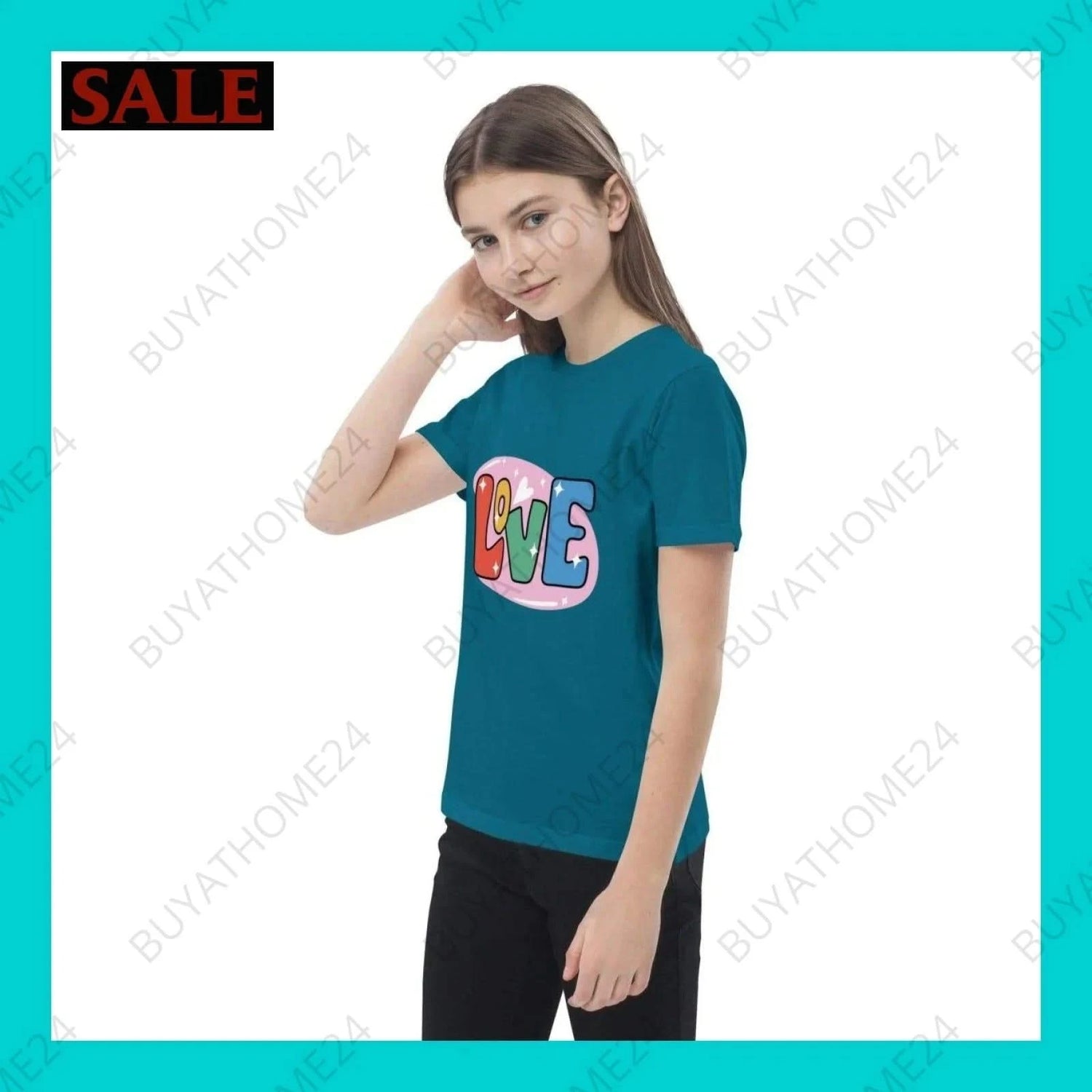 Mädchen T-Shirt 3-14 Jahre - BUYATHOME24 - T-Shirtdruck - GERMANY - Kinder T-Shirt, KINDERMODE & BABYS