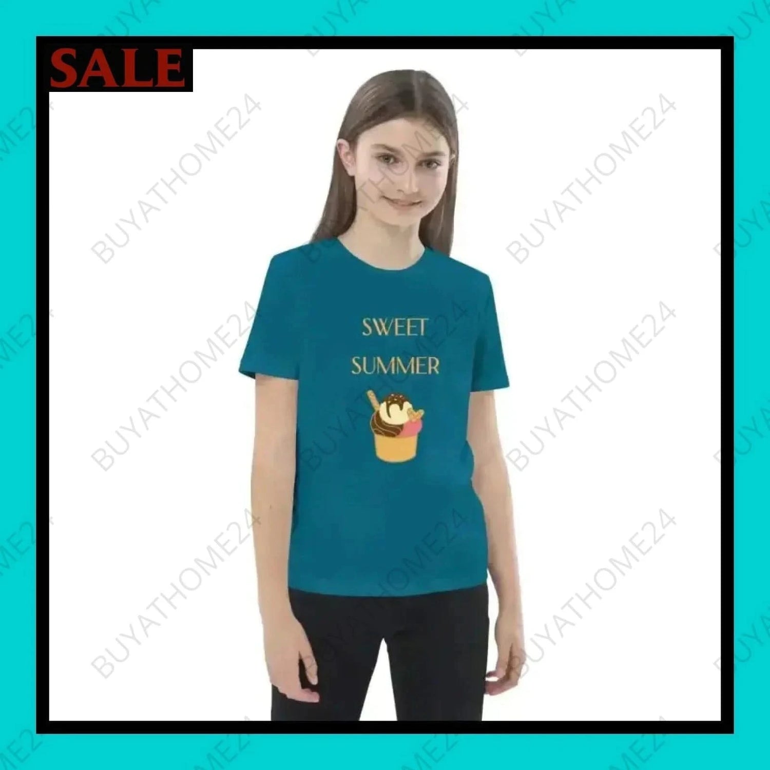 Mädchen T-Shirt 3-14 Jahre - BUYATHOME24 - T-Shirtdruck - GERMANY - Kinder T-Shirt, KINDERMODE & BABYS