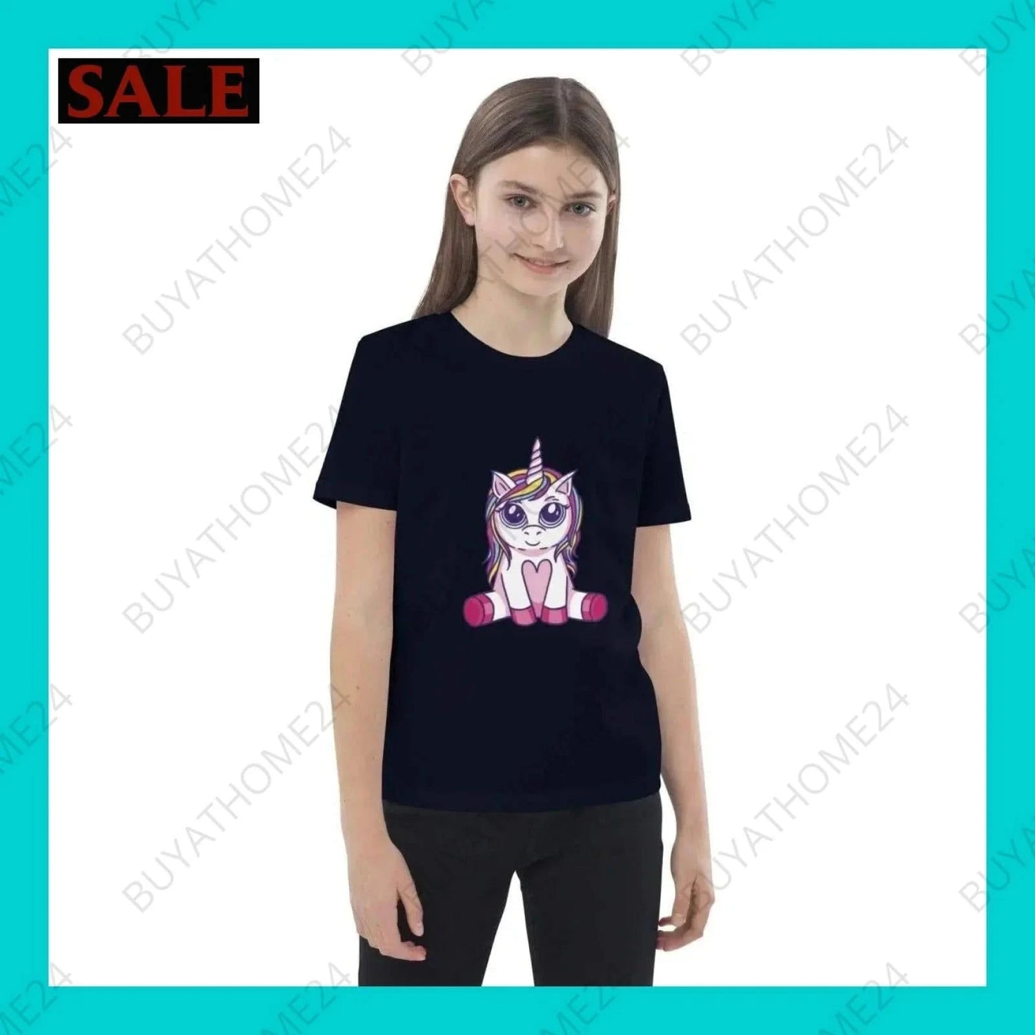 Mädchen T-Shirt 3-14 Jahre - BUYATHOME24 - T-Shirtdruck - GERMANY - Kinder T-Shirt, KINDERMODE & BABYS