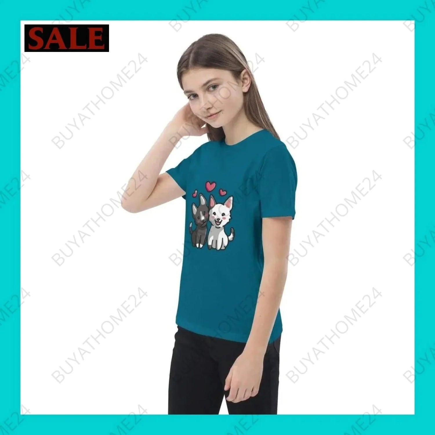 Mädchen T-Shirt 3-14 Jahre - BUYATHOME24 - T-Shirtdruck - GERMANY - Kinder T-Shirt, KINDERMODE & BABYS