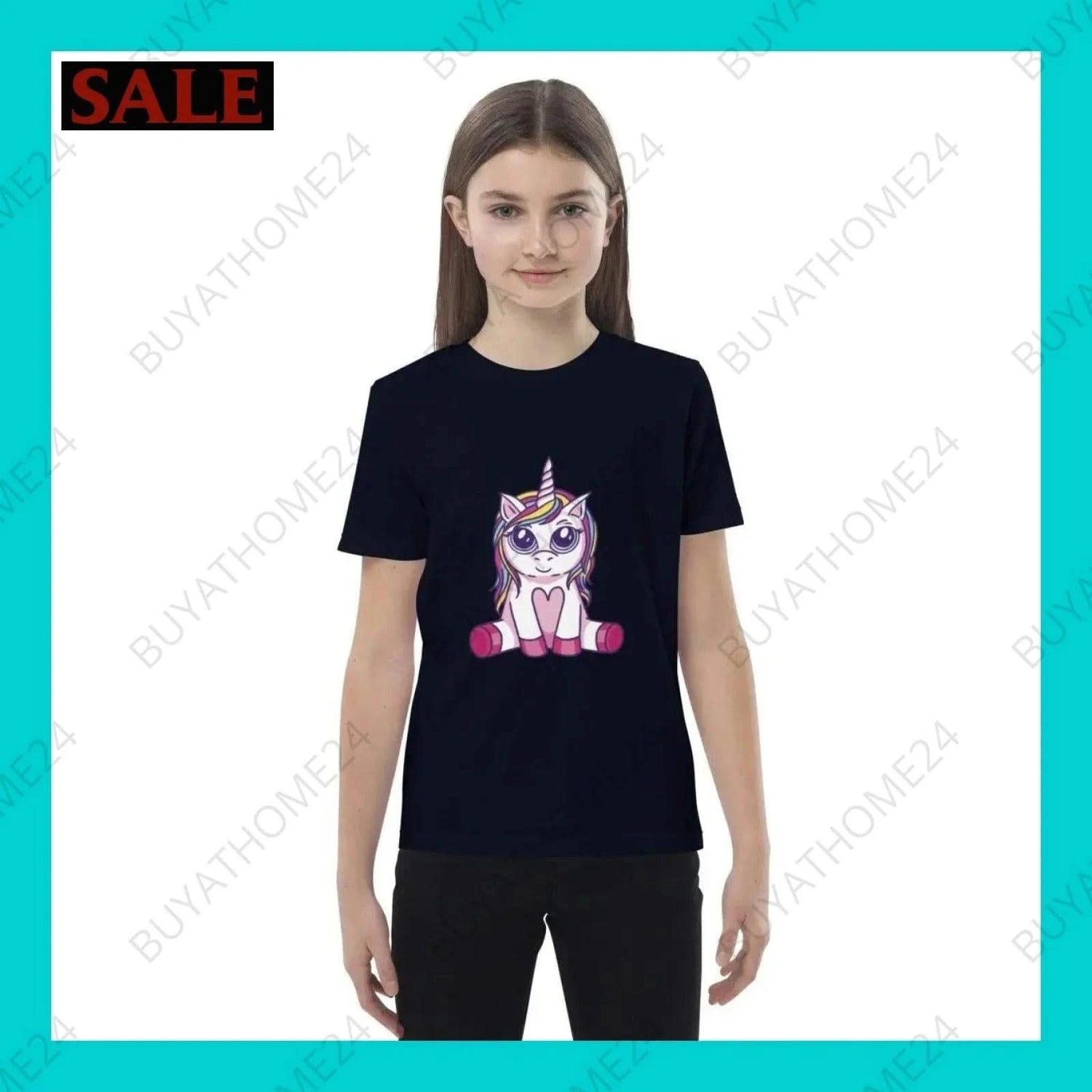 Mädchen T-Shirt 3-14 Jahre - BUYATHOME24 - T-Shirtdruck - GERMANY - Kinder T-Shirt, KINDERMODE & BABYS