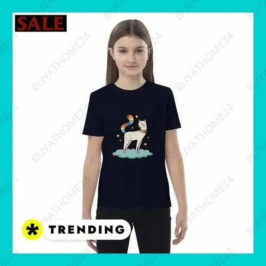 Rundhalsshirts I Kurzarm Grafik Unisex T-Shirt 3-14 Jahre – Stilvoll und Bequem von BUYATHOME24® BUYATHOME24®