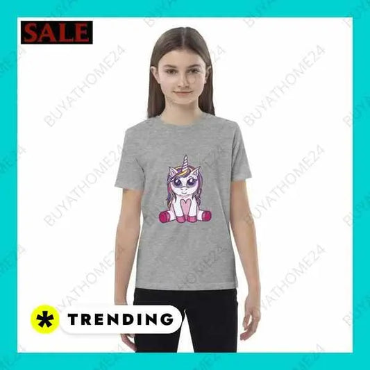 Rundhalsshirts Kurzarm Grafik Unisex T-Shirt 3-14 Jahre – Stilvoll & Bequem von BUYATHOME24® BUYATHOME24®