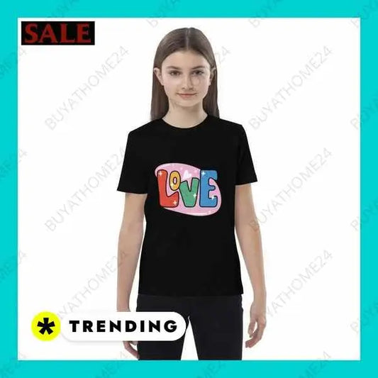 Rundhalsshirts Kurzarm Grafik Unisex T-Shirt 3-14 Jahre – Stilvoller Komfort von BUYATHOME24® BUYATHOME24®