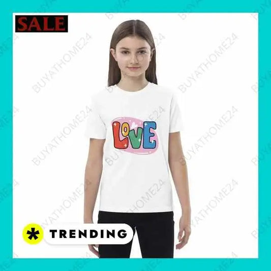 Rundhalsshirts Kurzarm Grafik Unisex T-Shirt 3-14 Jahre – Stilvoller Komfort von BUYATHOME24® BUYATHOME24®